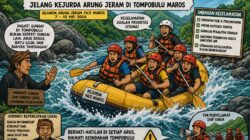 Kejurda Arung Jeram di Sungai Tompobulu Maros, publik Mengingatkan Panitia Harus Menjaga Keselamatan Peserta, Hormati Kepercayaan 