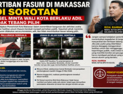 Penertiban Fasum di Makassar Jadi Sorotan, PJI Sulsel Minta Wali Kota Makassar Berlaku Adil, Jangan Tebang Pilih