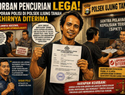 Awalnya Laporan di Tolak, Korban Pencurian Lega, Laporan Polisi di Polsek Ujung Tanah Akhirnya Diterima
