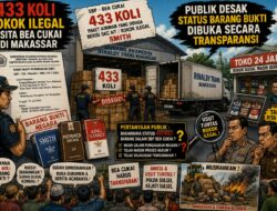 433 Koli Rokok Ilegal Disita Bea Cukai di Makassar